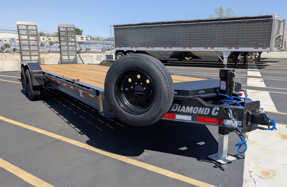 9×24 Equipment Flatbed Trailer