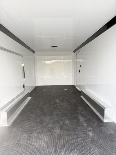 New 2027 ATC 8.5 x 20 ROM400 Enclosed ALUMINUM Car Hauler - Slight damage