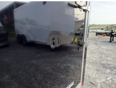 New 2027 ATC 8.5 x 20 ROM400 Enclosed ALUMINUM Car Hauler - Slight damage