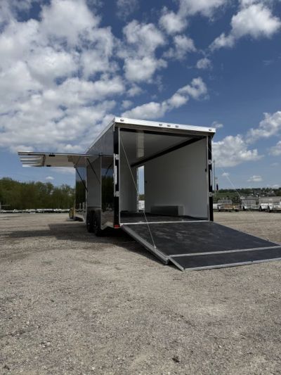 New 2027 ATC 8.5 x 20 ROM400 Enclosed ALUMINUM Car Hauler - Slight damage