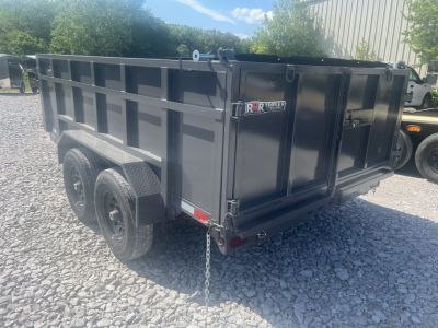New 2026 Triple R 7X12 DUMP 14K - 2 WAY GATE RAMPS TARP Dump Trailer