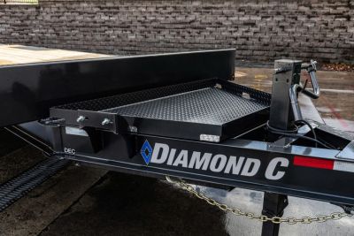 New Diamond C 24' I-Beam Deck Over with MAX Ramps (DEC208)