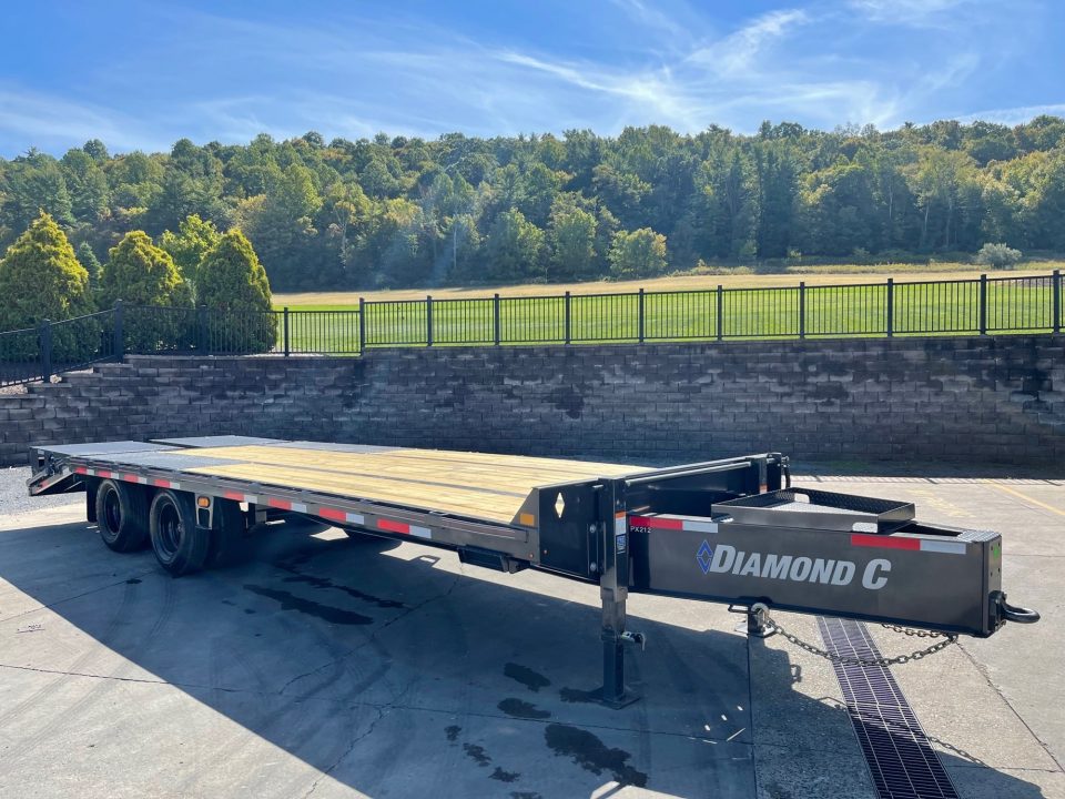 New 2027 Diamond C Trailers PX212 Pintle Hitch w/ Duals 25' Equipment Trailer