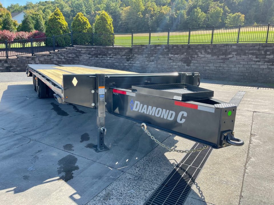New 2027 Diamond C Trailers PX212 Pintle Hitch w/ Duals 25' Equipment Trailer