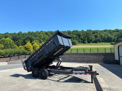 New Goodguys 14' DL7 Dump Trailer - 8,000 lb. Axles - 36  Tall Sides