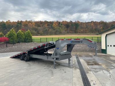 New 2026 Diamond C 24' DET207 Gooseneck Power Tiltdeck