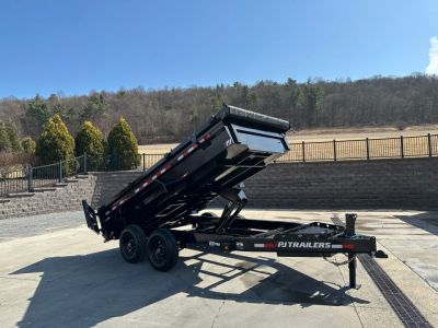 New PJ Trailers 14' Low-Pro Dump - 24  Sides (DL)