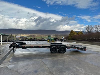 Used 2024 Rice Trailers 24' Equipment Trailer -