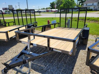New 2026 Sure-Trac 6x12 Tube Top 3k Idler Utility Trailer