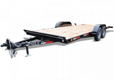 New 2026 Eagle Trailers 7' x 18' 10K Tandem Axle Tilt Trailer-Gray