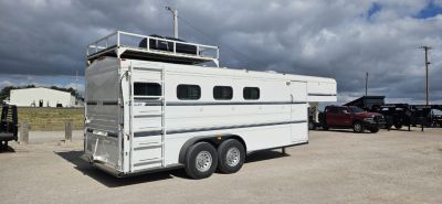Used 1993 Titan Trailer 6'8  x 20' Motorcycle Toy Hauler LQ Conversion Trailer