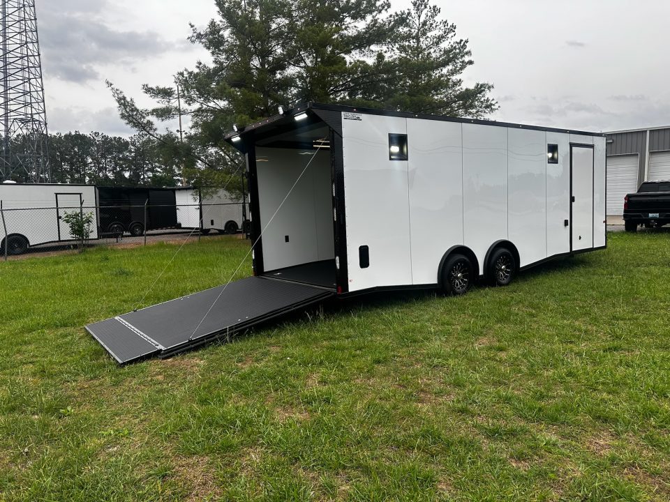 New 2026 Rock Solid Cargo 8.5x24 7'6" Interior-Race Trailer- Finished Interior- 5200lb Torsion Axle