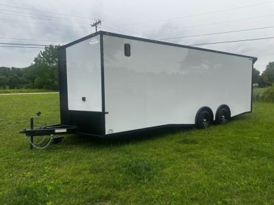 New 2026 Rock Solid Cargo 8.5x24 7'6" Interior-Race Trailer- Finished Interior- 5200lb Torsion Axle