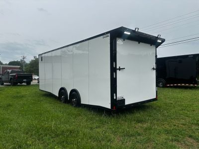 New 2026 Rock Solid Cargo 8.5x24 7'6" Interior-Race Trailer- Finished Interior- 5200lb Torsion Axle
