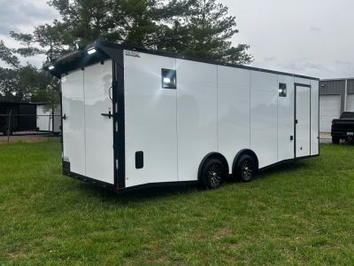 New 2026 Rock Solid Cargo 8.5x24 7'6" Interior-Race Trailer- Finished Interior- 5200lb Torsion Axle