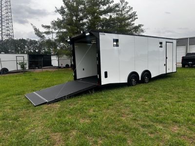 New 2026 Rock Solid Cargo 8.5x24 7'6  Interior-Race Trailer- Finished Interior- 5200lb Torsion Axle