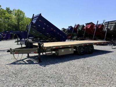 New 2026 Load Trail 102x22 Tandem Pintle Hook Equipment Tilt Deck (16K GVWR) Equipment Trailer