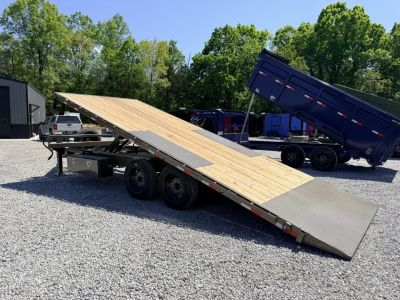 New 2026 Load Trail 102x22 Tandem Pintle Hook Equipment Tilt Deck (16K GVWR) Equipment Trailer