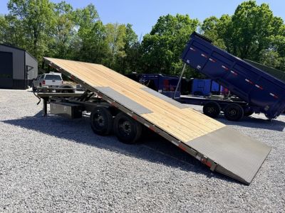 New 2026 Load Trail 102x22 Tandem Pintle Hook Equipment Tilt Deck (16K GVWR) Equipment Trailer