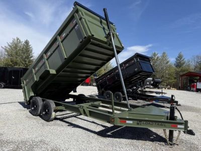 New 2026 Load Trail 7x16 (4FT Walls) Dump Trailer 16K GVWR Dump Trailer
