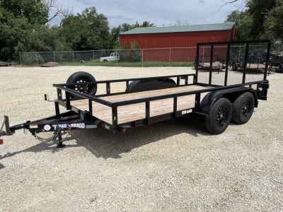 New 2026 Texas Bragg Trailers 83”x 14' Tandem Dovetail Utility Trailer