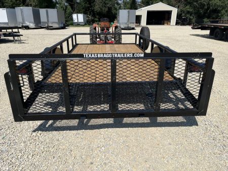 New 2026 Texas Bragg Trailers 77"x14' Dovetail Utility Trailer