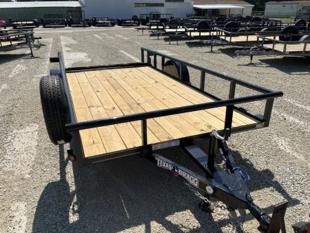 New 2026 Texas Bragg Trailers 77"x14' Dovetail Utility Trailer