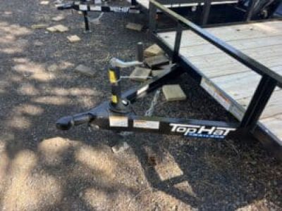 New 2026 Top Hat Trailers 77X12 Angle Rail Utility Trailer Utility Trailer