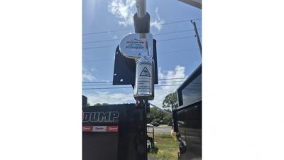 New 2026 U-Dump Trailer Gooseneck Roll off 7K w/Electric Brake Axles & a 15K Industrial Winch with 14 Ply Tires with 2 12 Yard Roll Off Containers Roll Off