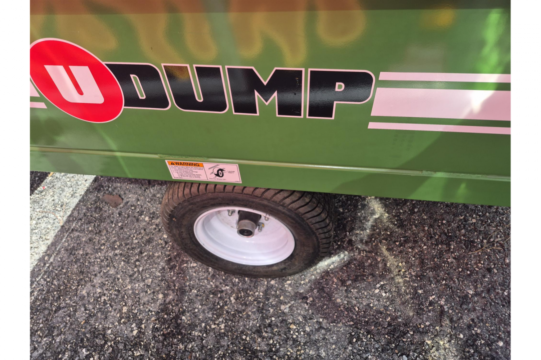 New 2026 U-Dump Trailer Green Rebel Lite 4x6 Compact Dump Trailer – 15" Sides Dump Trailer