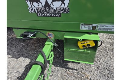 New 2026 U-Dump Trailer Green Rebel Lite 4x6 Compact Dump Trailer – 15" Sides Dump Trailer