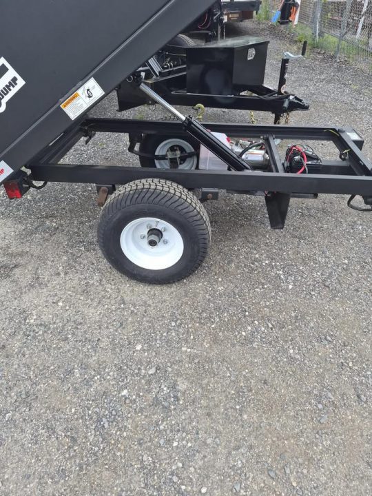 New 2026 U-Dump Trailer Black Rebel Lite 4x6 Compact Dump Trailer – 15" Sides Dump Trailer