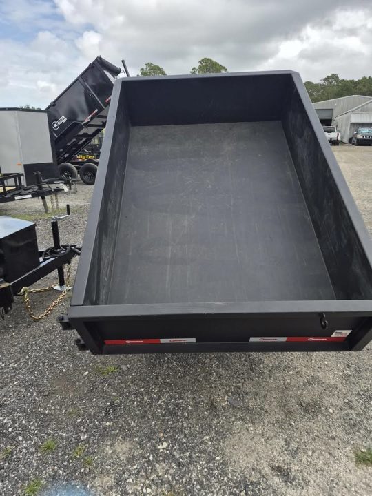 New 2026 U-Dump Trailer Black Rebel Lite 4x6 Compact Dump Trailer – 15" Sides Dump Trailer