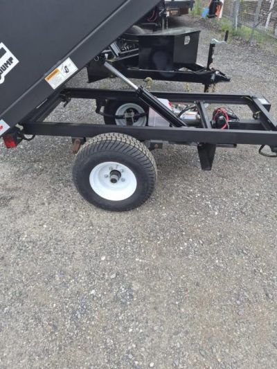 New 2026 U-Dump Trailer Black Rebel Lite 4x6 Compact Dump Trailer – 15" Sides Dump Trailer
