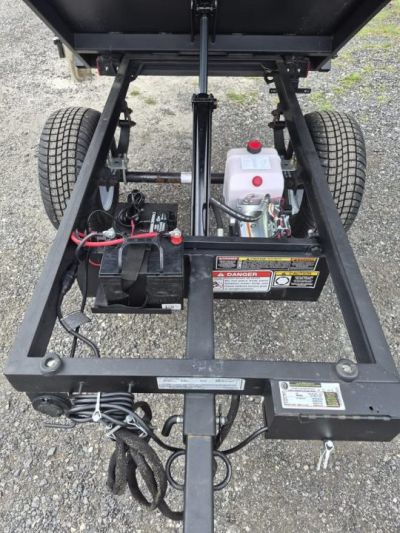 New 2026 U-Dump Trailer Black Rebel Lite 4x6 Compact Dump Trailer – 15" Sides Dump Trailer