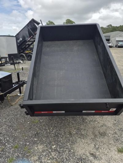 New 2026 U-Dump Trailer Black Rebel Lite 4x6 Compact Dump Trailer – 15" Sides Dump Trailer