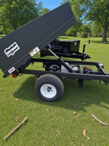 New 2026 U-Dump Trailer Black Rebel Lite 4x6 Compact Dump Trailer – 15" Sides Dump Trailer