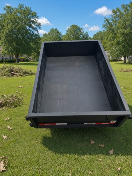 New 2026 U-Dump Trailer Black Rebel Lite 4x6 Compact Dump Trailer – 15" Sides Dump Trailer