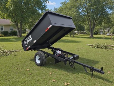 New 2026 U-Dump Trailer Black Rebel Lite 4x6 Compact Dump Trailer – 15" Sides Dump Trailer