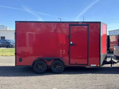 New 2026 Diamond Cargo 7' x 14' TA  V-Nose Enclosed Trailer / 5 Year Warranty