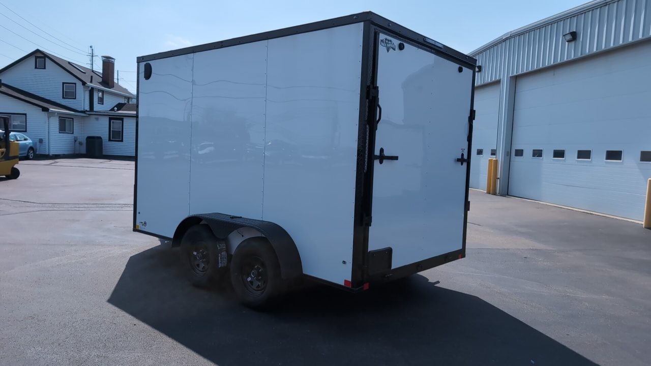 New 2026 Diamond Cargo 7' X 12' TA V-Nose Enclosed Trailer / 5 Year Warranty Cargo / Enclosed Trailer