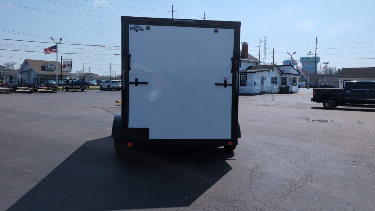New 2026 Diamond Cargo 7' X 12' TA V-Nose Enclosed Trailer / 5 Year Warranty Cargo / Enclosed Trailer