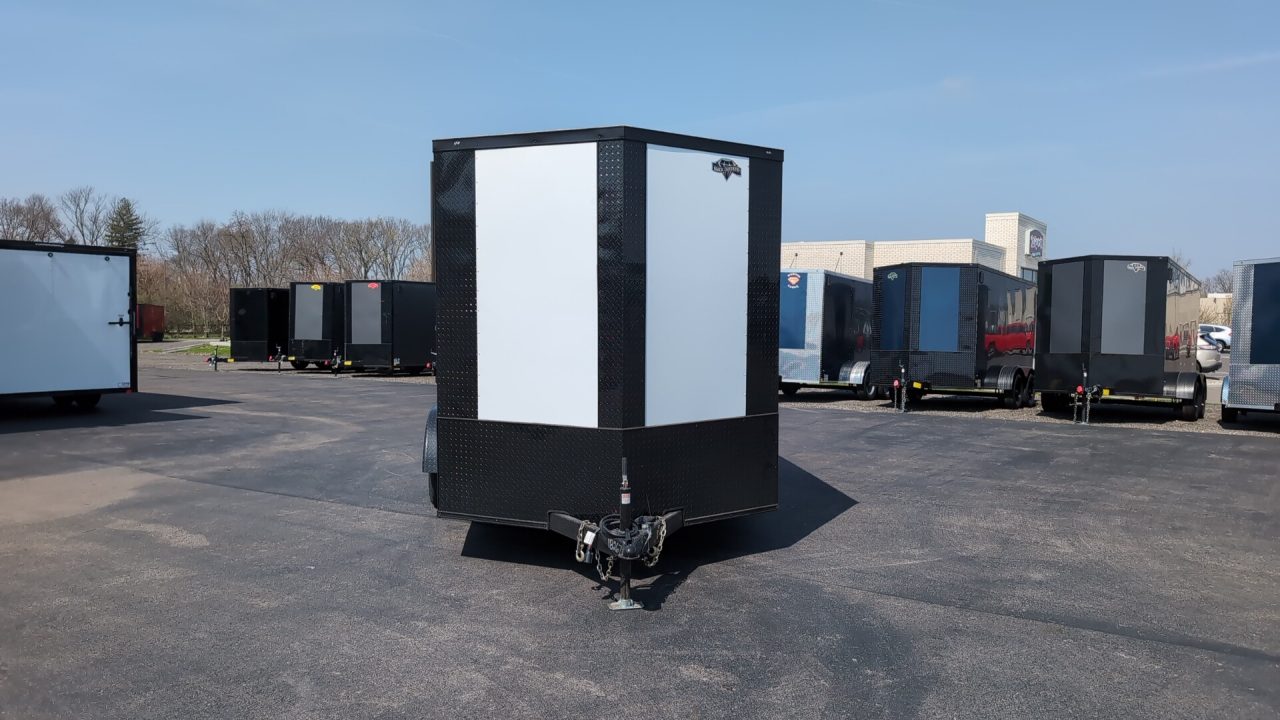 New 2026 Diamond Cargo 7' X 12' TA V-Nose Enclosed Trailer / 5 Year Warranty Cargo / Enclosed Trailer