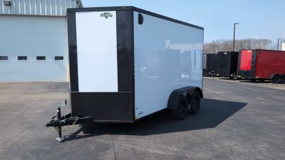 New 2026 Diamond Cargo 7' X 12' TA V-Nose Enclosed Trailer / 5 Year Warranty Cargo / Enclosed Trailer