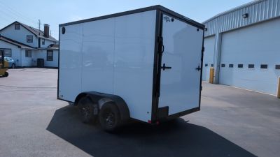 New 2026 Diamond Cargo 7' X 12' TA V-Nose Enclosed Trailer / 5 Year Warranty Cargo / Enclosed Trailer