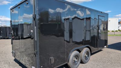 New 2026 Diamond Cargo 8.5 x 18' TA V-Nose Enclosed Trailer / 5 Year Warranty