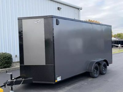 New 2026 Diamond Cargo 7' x 16' TA V-Nose Enclosed Trailer / 5 Year Warranty