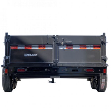 New 2026 Delco Trailers D314 83"x14' 14K Dump Trailer-Black