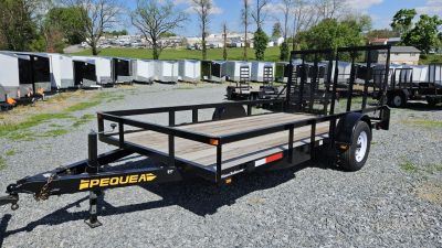 New 2026 Pequea Trailers 80x14SA Utility Trailer