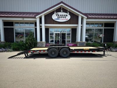 New CAM Superline 7' x 20' Angle Equipment Trailer 15.4K